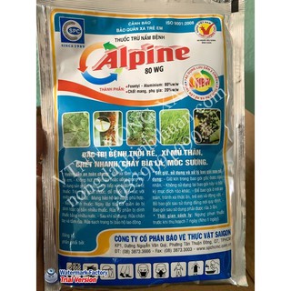 Trừ Bệnh ALPINE 80WG gói 100g Chết Cây , Thối Rễ , Cháy Lá Vi Khuẩn -Thuốc trừ bệnh thối rể alpine 80wg GÓI 100GR