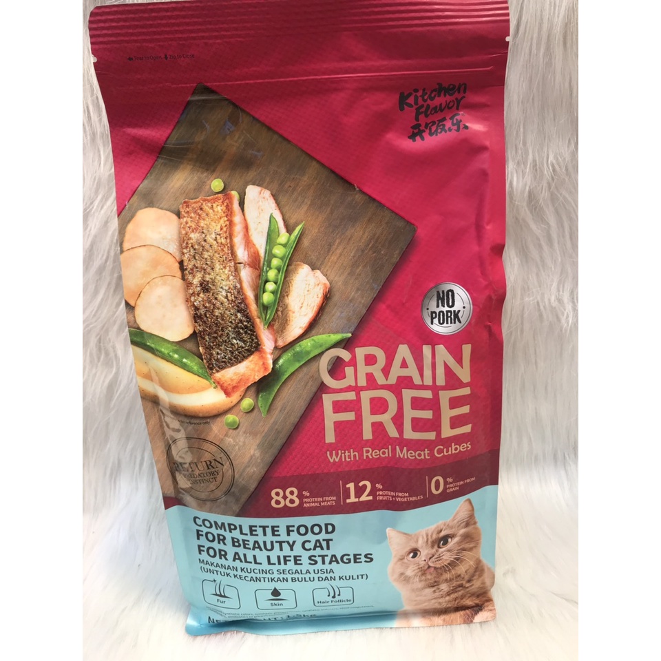 Thức ăn cho mèo mọi lứa tuổi Kitchen Flavor 1,5kg