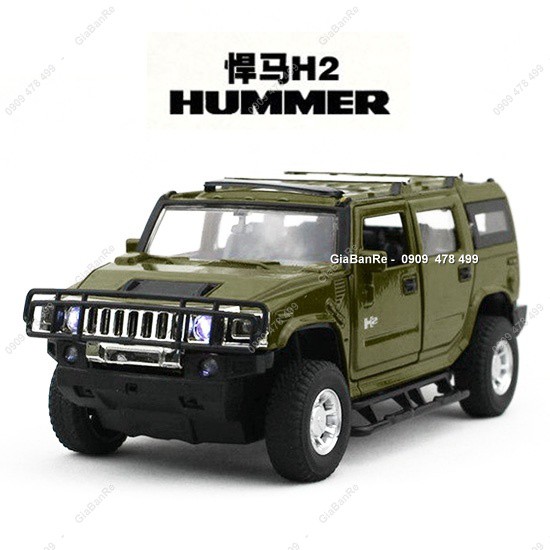 Xe Mô Hình Kim Loại Hummer H2 Tỉ Lệ 1:32 - Mz - 9724x