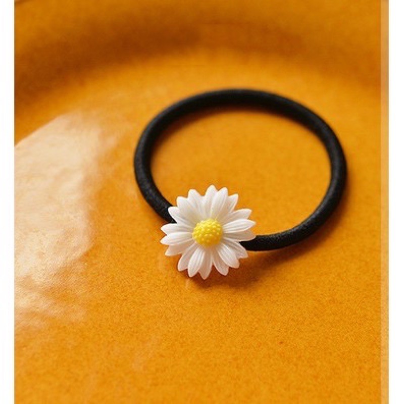 Kẹp tóc cúc hoạ mi, ghim tóc daisy, cột tóc, dây buộc tóc