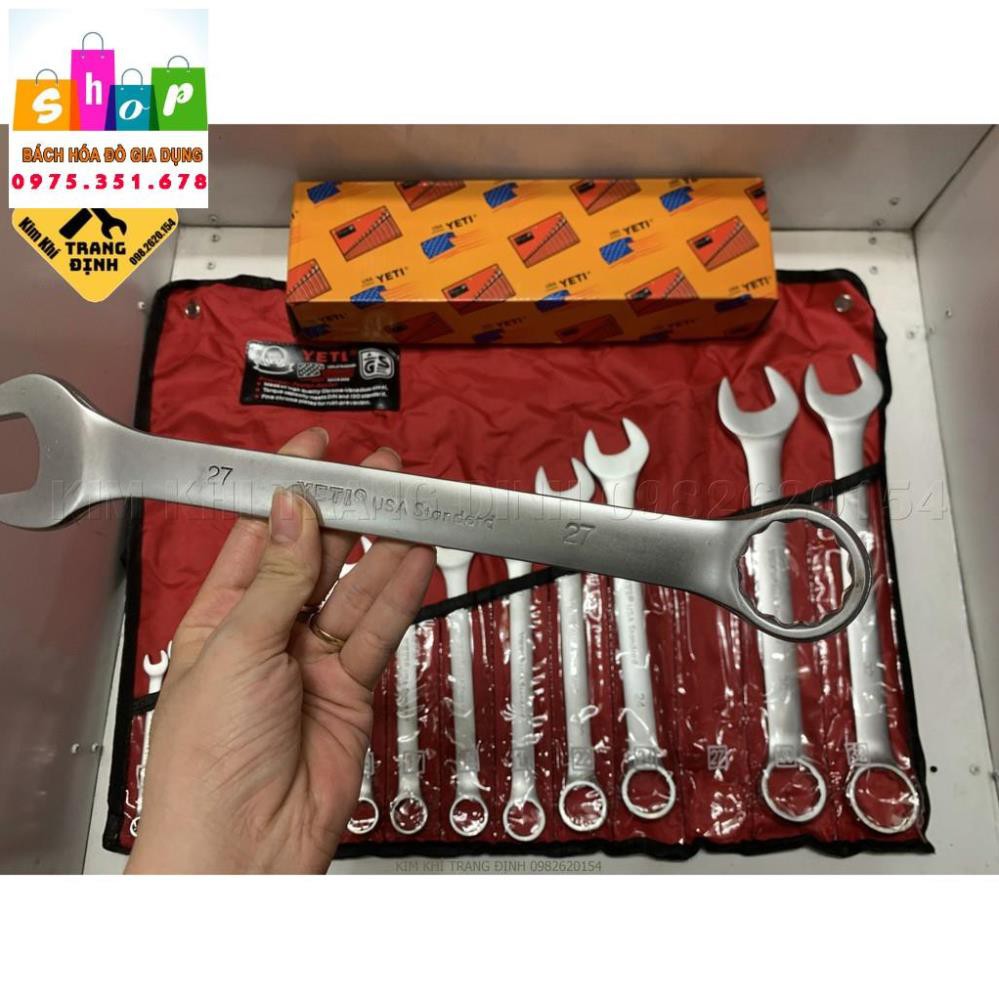 Bộ Cờ Lê Vòng Miệng 8- 32 Yeti Cao Cấp 14 Chi Tiết-Giadung24h