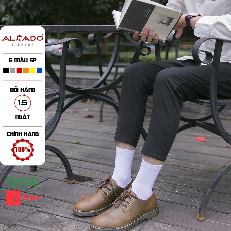 Tất Nam Nữ Nhún Cổ Cao đẹp kháng khuẩn 20 màu - ALCADO