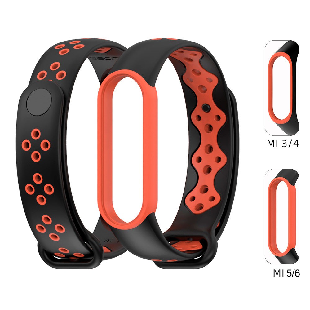 Dây Đeo Thể Thao Cho Mi Band 3/4/5/6 Mijobs Chính Hãng - Thiết Kế Cao Cấp, Đẹp, Bền Bỉ