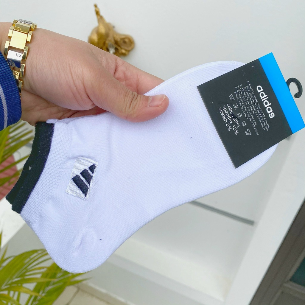 Tất Nam cổ ngắn AIDDAS Vớ Ngắn Nam Nữ thể thao vải cotton dày dặn, êm chân, thoáng khí TDAS-01