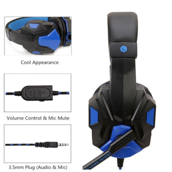 Wired Gaming Headset Headphone for PS4 Xbox One Nintend Switch iPad PC | BigBuy360 - bigbuy360.vn