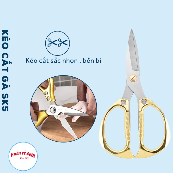 Kéo cắt gà SK5 đa năng sắc ben - Kéo tỉa cây cảnh nhanh chóng, dễ dàng 01480