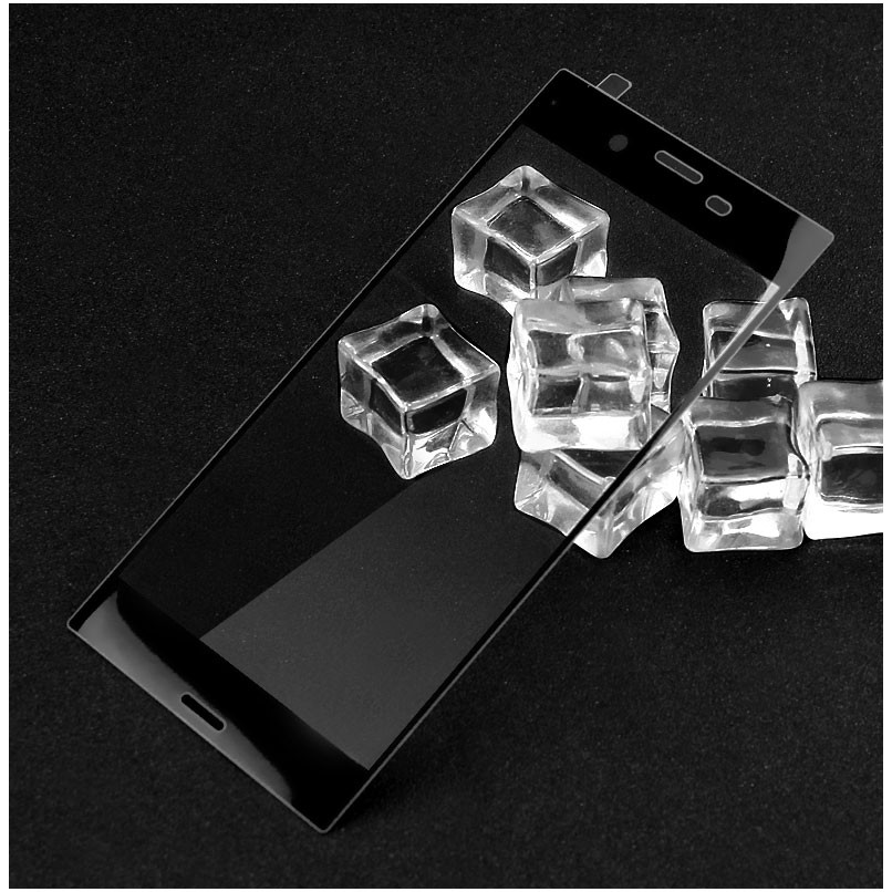 Miếng Dán Cường Lực 4D Full Màn cho Sony XZ (Đen)