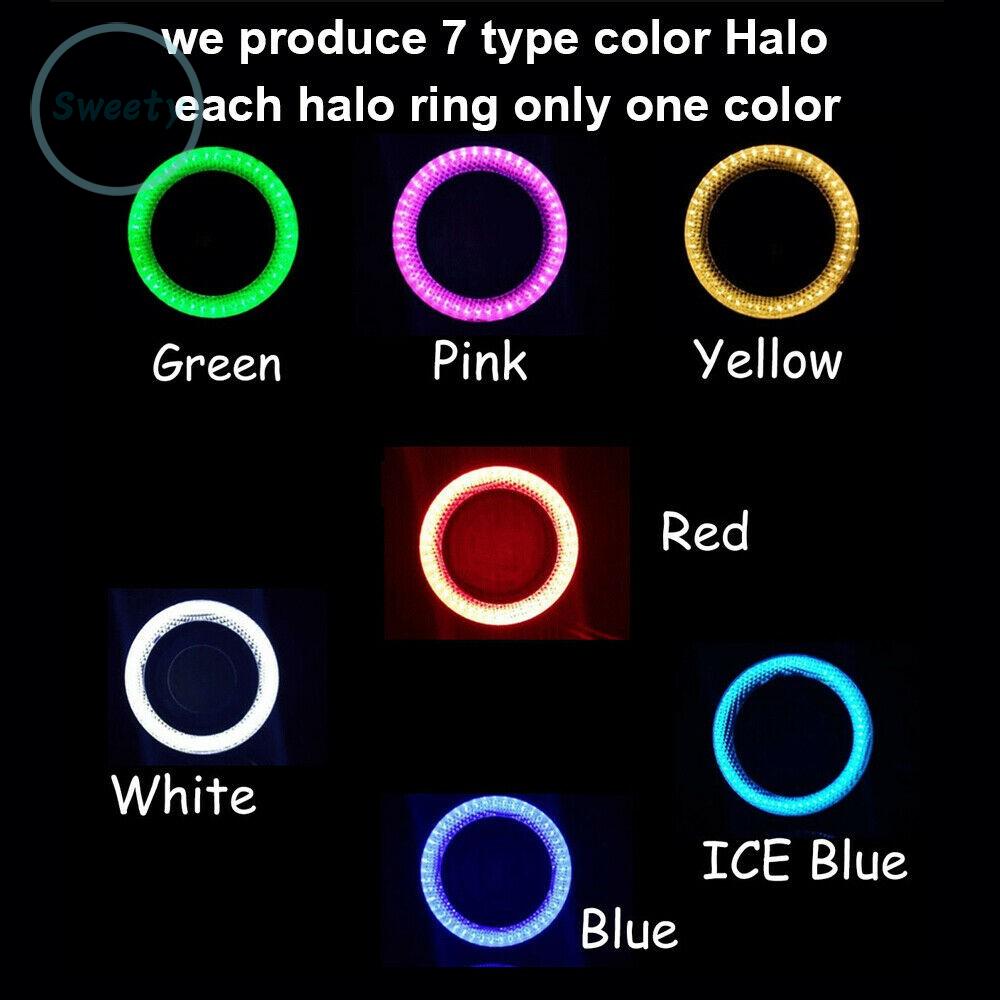 Set 2 Đèn Led Sương Mù Hình Tròn 3200lm Siêu Sáng