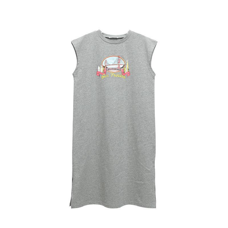 Đầm Thun Ngắn Tay Dáng Rộng Phong Cách Hàn Quốc Thời Trang Mùa Hè Cho Mẹ Và Bé Gái