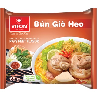 Thùng 30 gói Bún Giò Heo Và Bún Bò Huế Vifon gói 65g