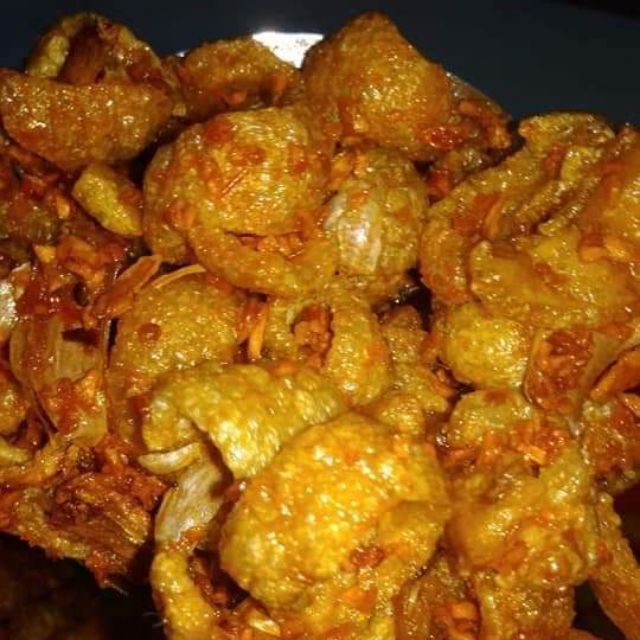 Da heo chiên giòn vị tỏi ớt (hủ 200g)