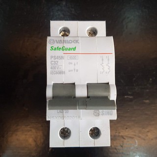 CẦU DAO TỰ ĐỘNG MCB 2P 32A - C32 SINO