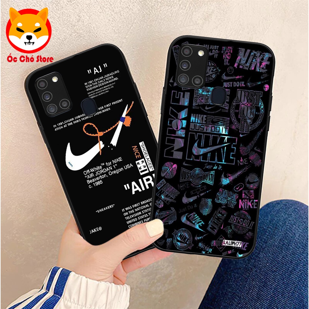 Ốp Samsung A21s bộ hình nhãn hiệu thể thao , lv , gu.cci , ny cá tính sang trọng đẳng cấp