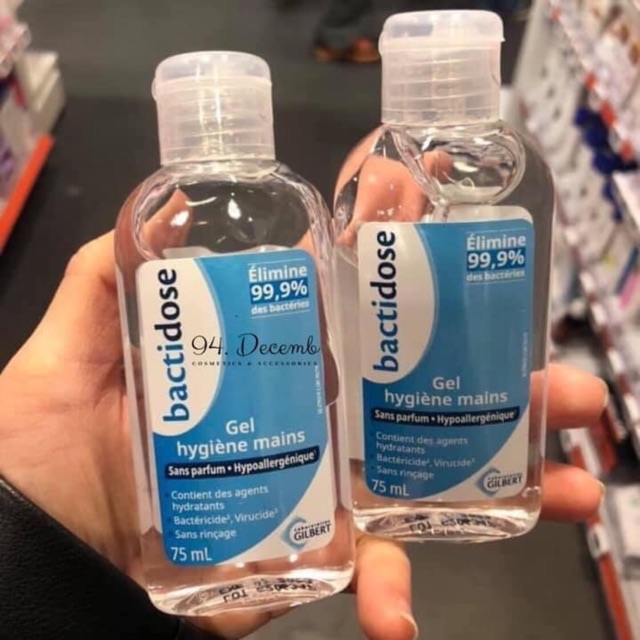 Rửa tay khô Bactidose (chuẩn Pháp)-Có sẵn