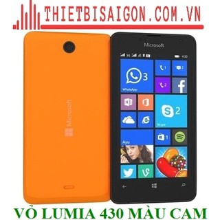 NẮP LƯNG LUMIA 430 MÀU CAM