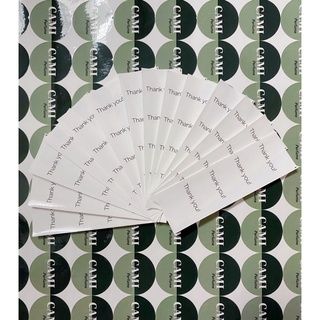 Set 2 miếng sticker Thank You (gồm 8 miếng nhỏ)