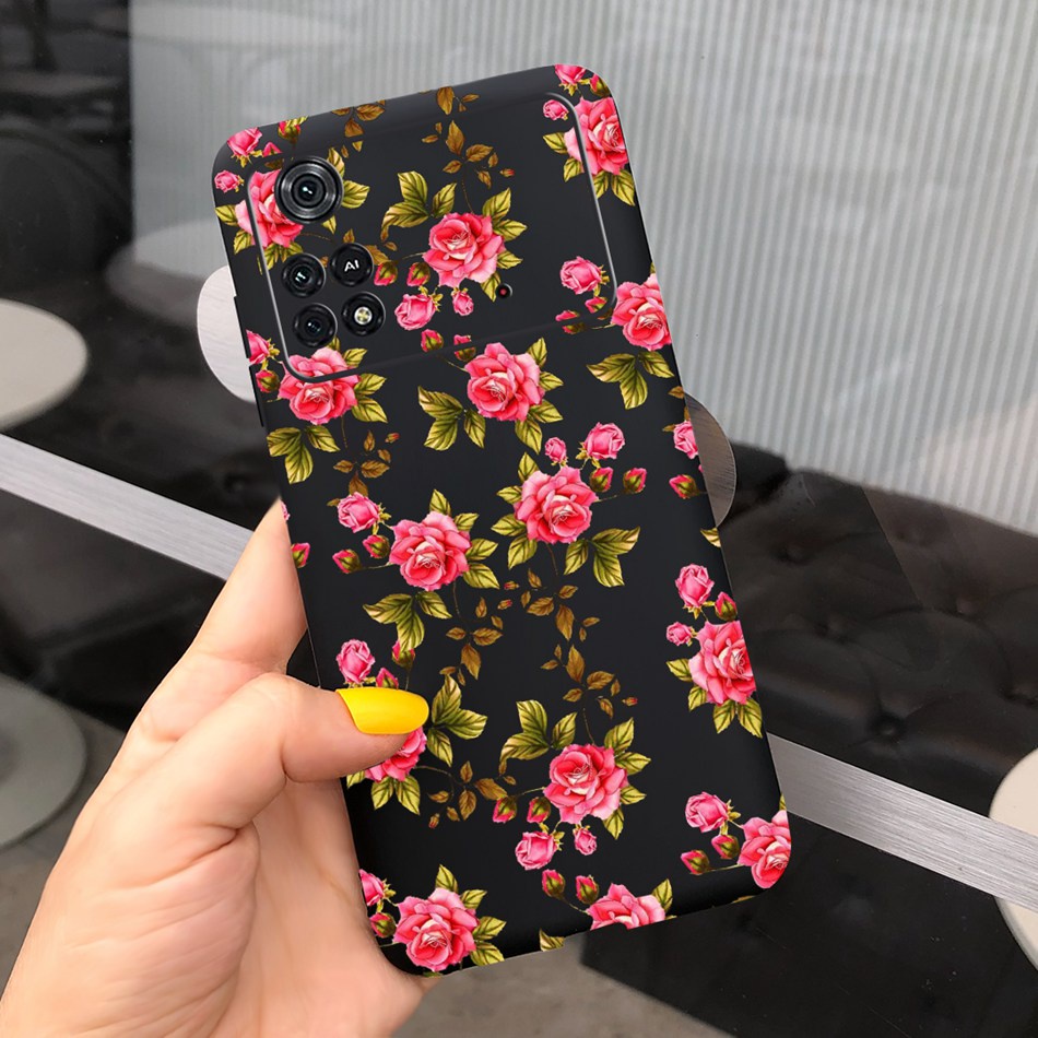 Ốp Điện Thoại TPU Silicon Mềm Màu Kẹo Hình Hoa Hướng Dương Cho Xiaomi Poco M4 Pro Poco M4 Pro 4G 6.43"