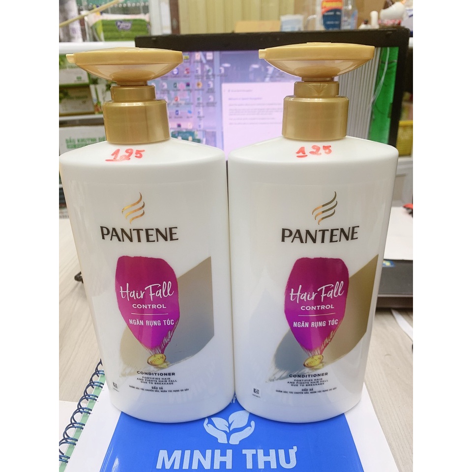 ✅ Bộ đôi dầu gội & dầu xả Pantene ngăn rụng tóc Hair Fall Control chai 670g