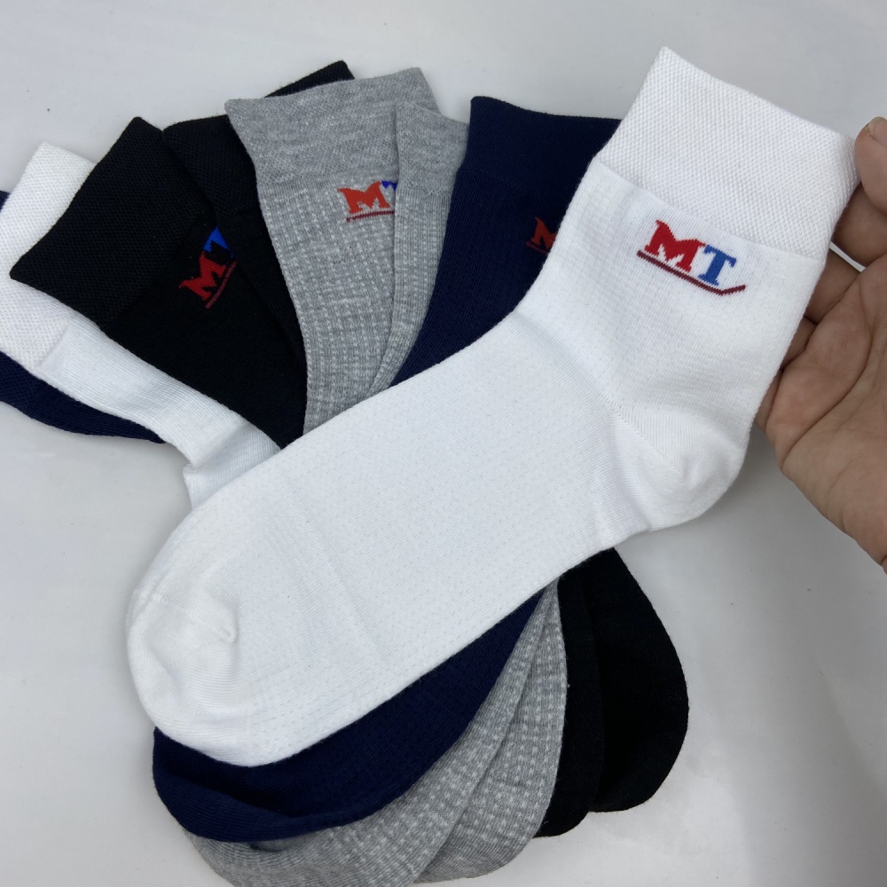 Tất trung nam thấp cổ 4 màu trơn chống hôi chân hàng hiệu RANO