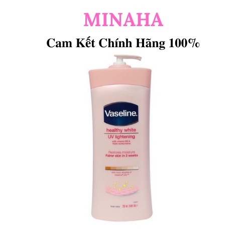 Sữa Dưỡng Thể Vaseline Hàng Mỹ, Sữa Dưỡng Trắng Da Toàn Thân Nâng Tông hàng xuất Mỹ