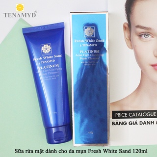 [NHẬP KHẨU-TEM PHỤ] Sữa rửa mặt dành cho da mụn Fresh White Sand 120ml