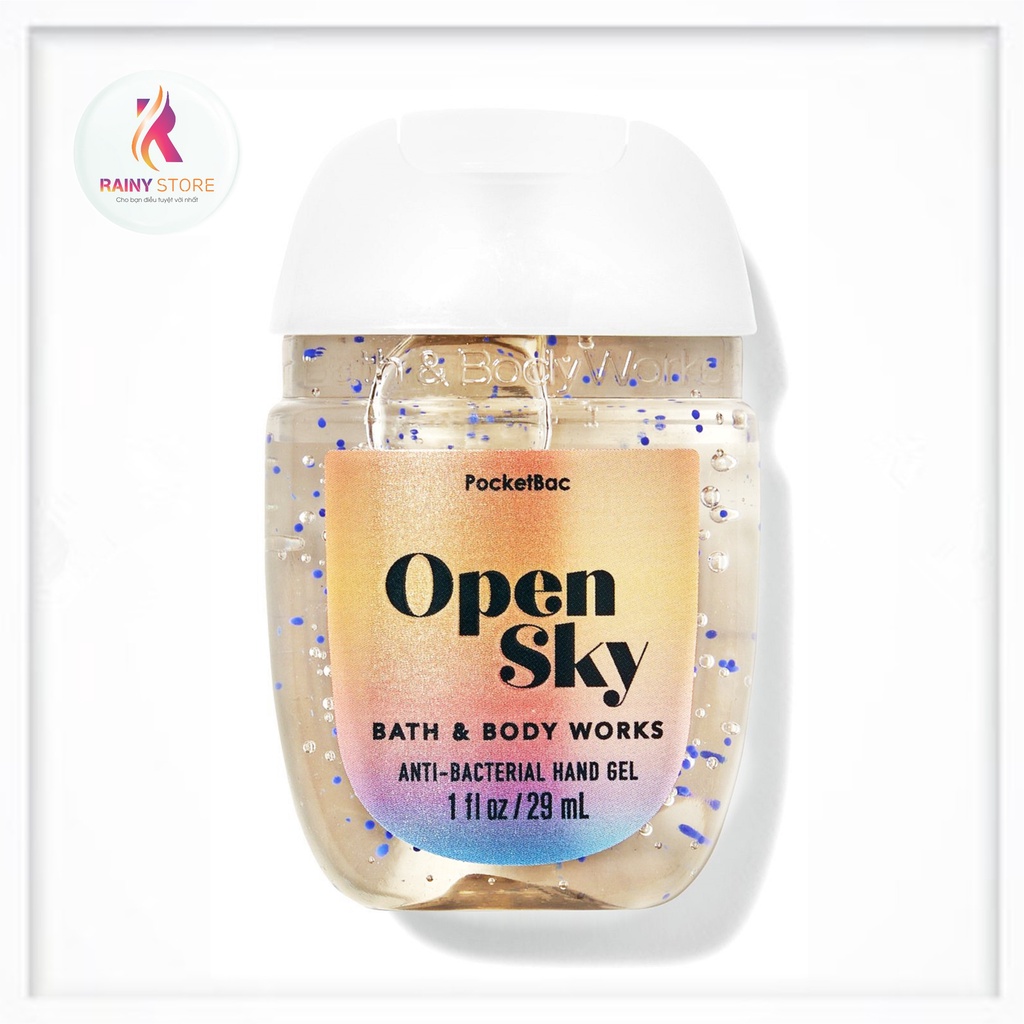 Gel rửa tay khô Bath &amp; Body Works Open Sky 29ml