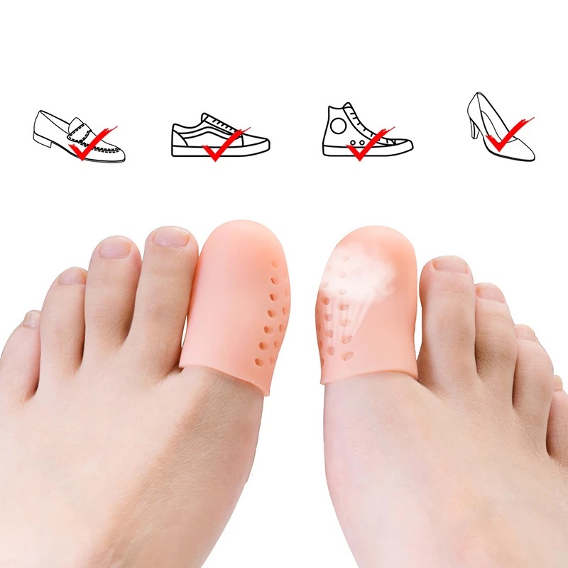 [Hàng mới về] Miếng gel bọc bảo vệ ngón chân cái giảm căng thẳng/hạn chế móng mọc ngược/thiếu móng/phồng rộp/chai sạn
