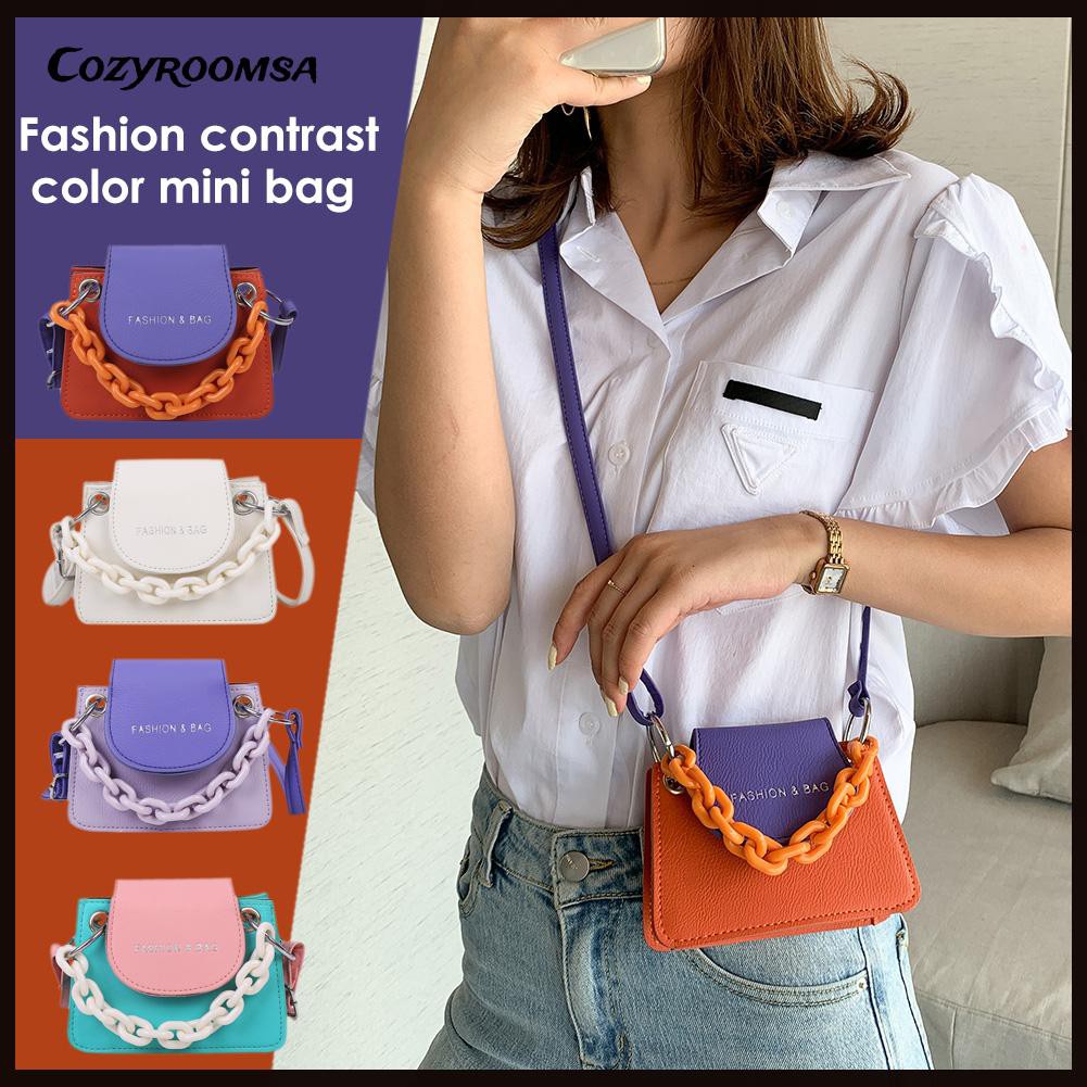 túi đeo vai dành cho nữ Đeo Chéo Chất Liệu Da Pu Thời Trang Cho Nữ