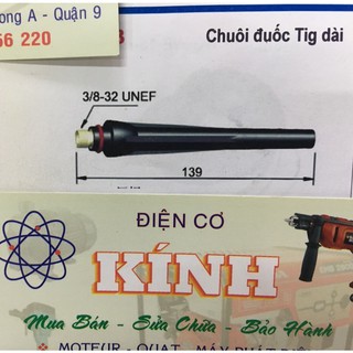 Đuôi Đuốc Hàn TIG - Dành Cho Máy Hàn Từ 150A Trở Lên, Chiều Dài 139cm