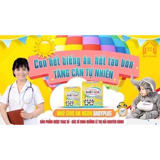 BABYPLUS - Siro ĂN Ngon BABYPLUS, Giúp Bé Ăn Ngon, Tăng Cân Tốt, Tăng Cường Đề Kháng, Hết Táo Bón