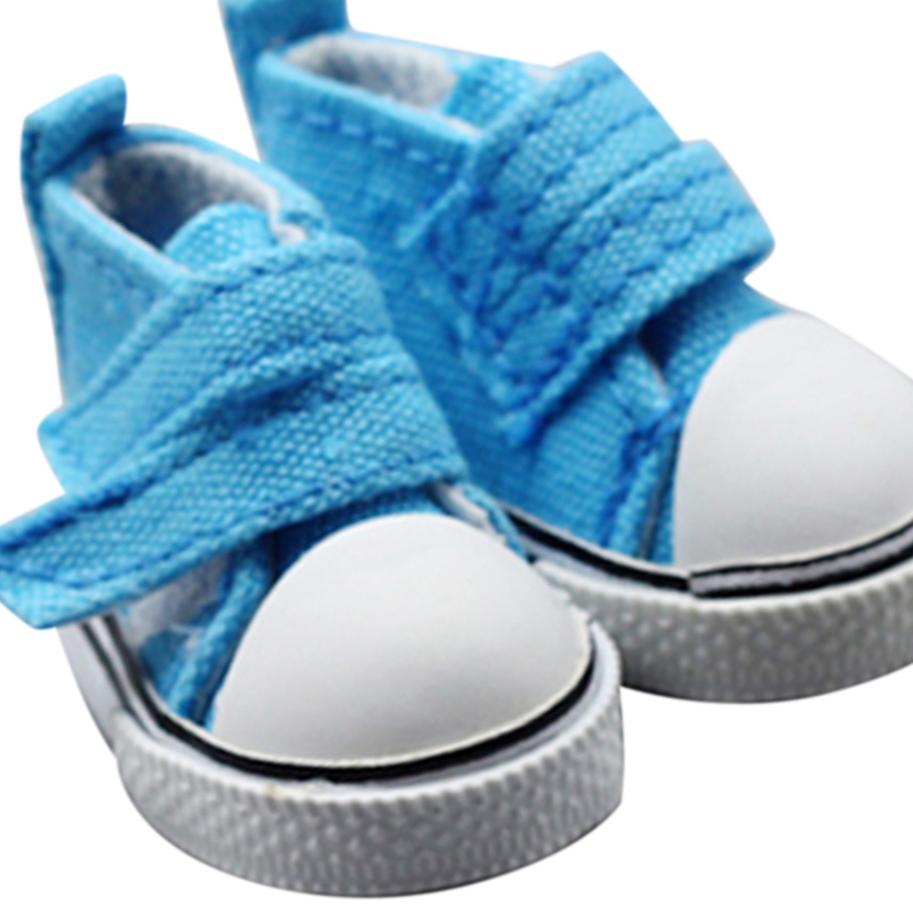 Đôi giày vải canvas phong cách thể thao 5cm dành cho búp bê trẻ em