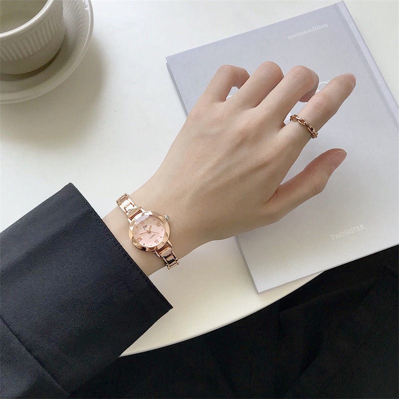 Ms. Đồng Hồ Đeo Tay Mặt Nhỏ Đơn Giản Chống Thấm Nước Retro Chất Lượng Cao Cho Học Sinh