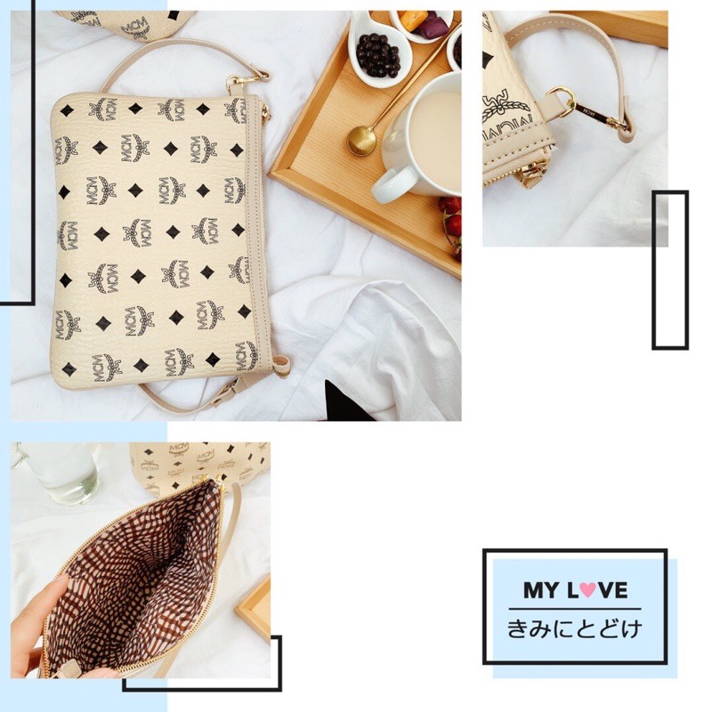 Túi Tote nữ da thật cấp của MCM
