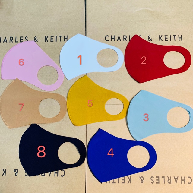 Khẩu trang vải poly 2 da loại 1 set 10 cái