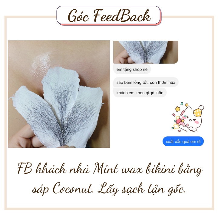 Sáp wax lông nóng cao cấp, siêu bám lông dùng cho wax bikini, nách, tay, chân