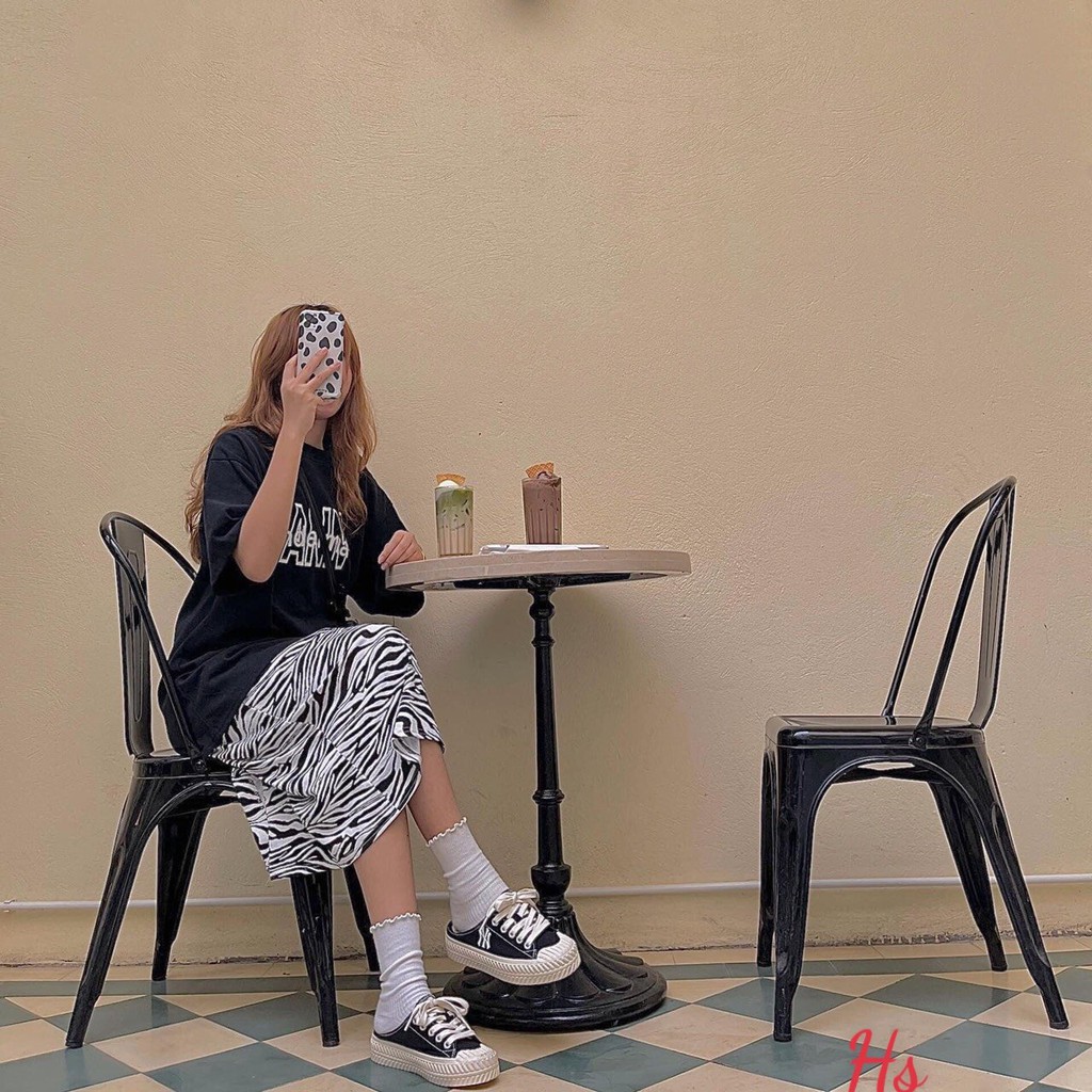 Set Bộ Áo Thun + Chân váy Ngựa Vằn AN Unisex X.store Có Ảnh Thật + Đánh Giá