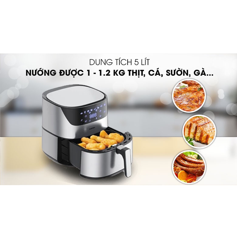 Nồi chiên không dầu 5 lít Hafele AF-T5A / 535.43.712 2000W - Hàng chính hãng