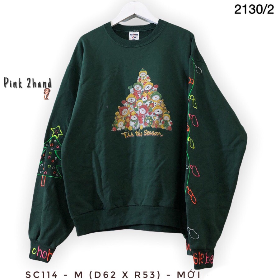 Áo Sweater nữ, nam 2hand, chất dày, size XL/XXL - 0412-2