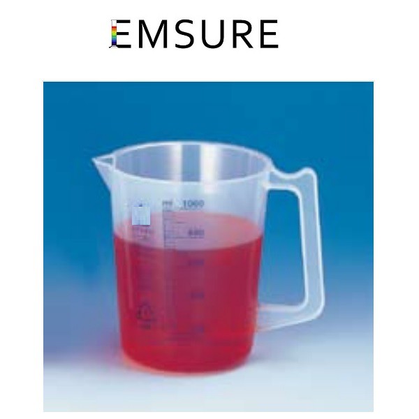 CA LY CỐC NHỰA 100-250-500 ML CÓ TAY CẦM VẠCH SƠN XANH ĐONG LƯỜNG PHA CHẾ TINH DẦU DƯỢC LIỆU MỸ PHẪM THỰC PH [EMSURE179]