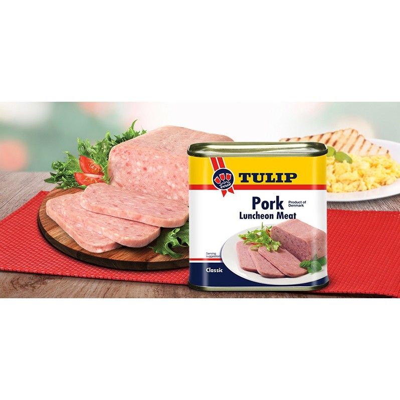 Thịt Hộp Tulip Pork Luncheon Meat 340g Loại Ngon