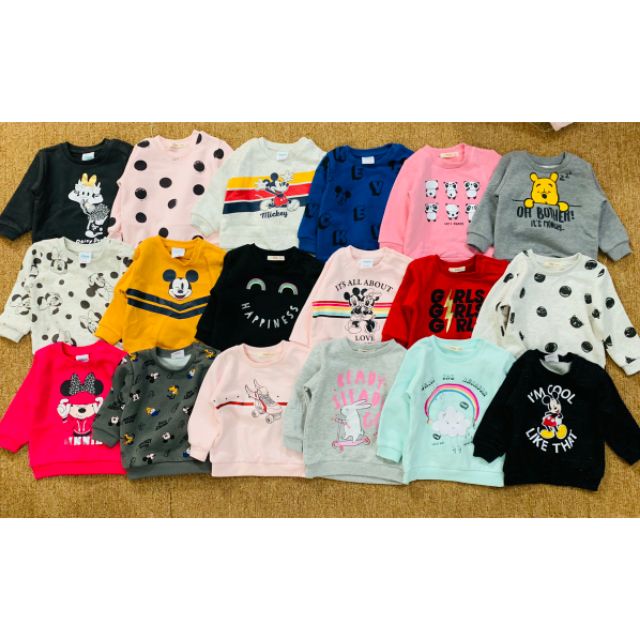 Xả !!! Áo nỉ disney FOX TUKID siêu hót bé trai bé gái (3M-5Y) (SP000736)