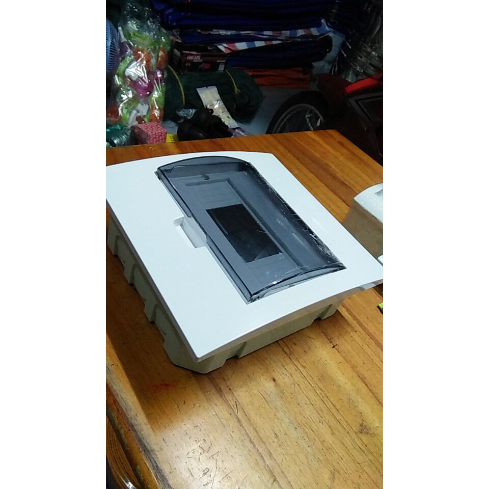 Tủ điện nhựa âm tường chống cháy Sino 4, 6, 8 đường