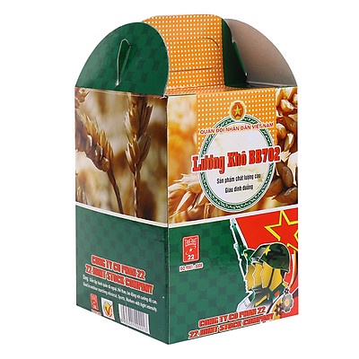 Lương Khô quân đội BB702 - Công Ty 22 Hộp 10 phong 0,7 Kg