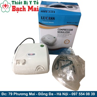 Máy Khí Dung Xông Mũi Họng Lucass LC-8001 Mỹ