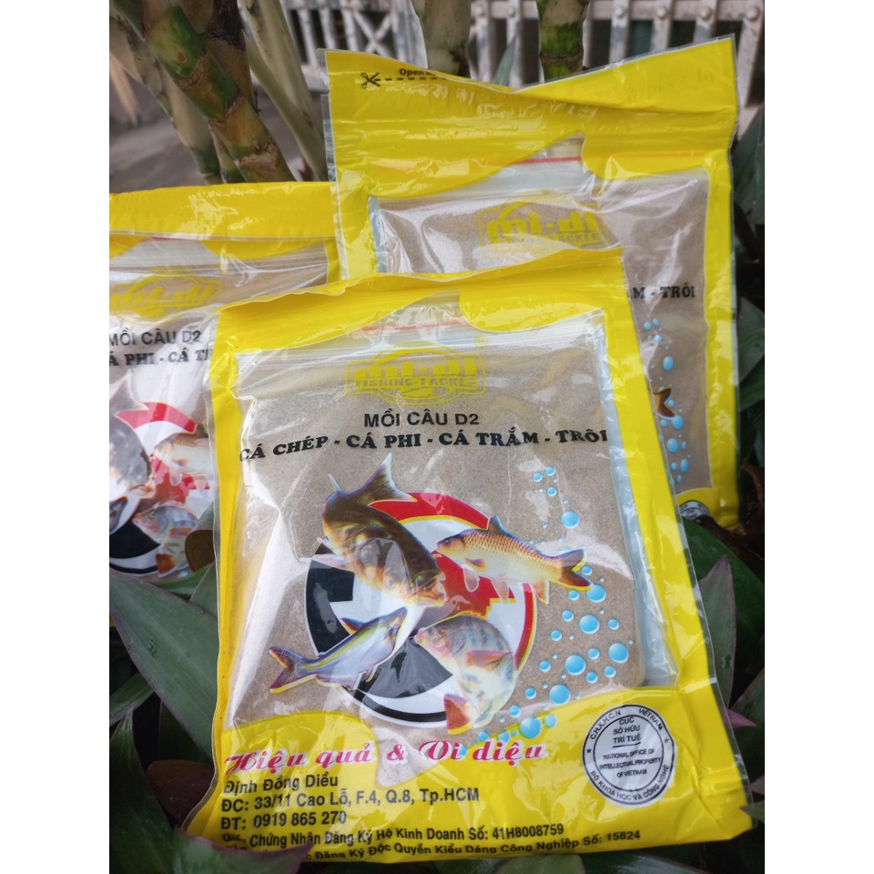 Mồi Cám Câu Cá D1 - D2 - D3 Loại 200gr