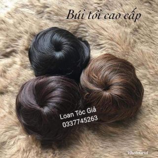 Tóc Giả Búi tròn củ tỏi