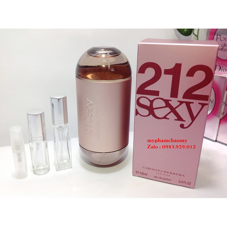 [Mẫu thử]Nước Hoa Carolina Herrera 212 Sexy 2,5,10ml