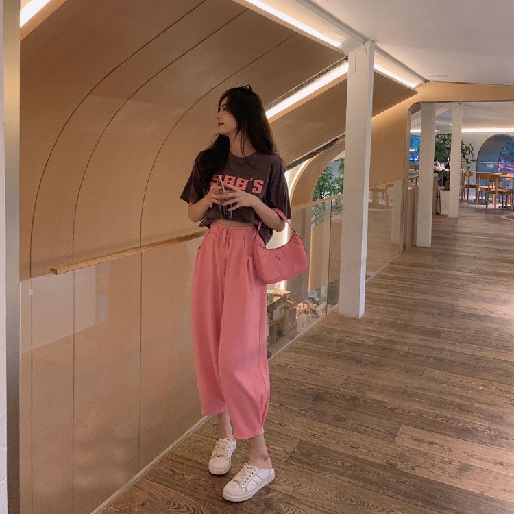 Quần ống rộng thời trang mùa hè dành cho nữ 2021