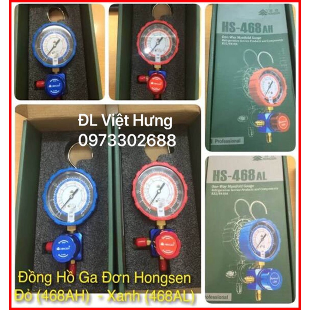 Đồng hồ nạp gas đơn Hong Sen