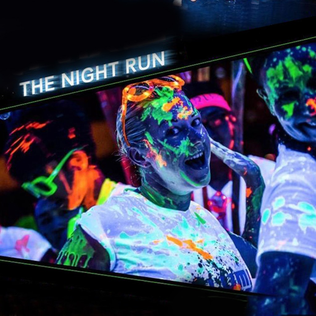 [Hàng mới về] Sơn Màu Dạ Quang Vẽ Cơ Thể Hóa Trang Halloween Độc Đáo Chất Lượng Cao